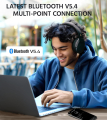 Edifier W830NB Wireless Over Ear Headphones with -45dB Active Noise Cancelling with 5.4 Bluetooth, 94H Playtime, LDAC Hi-Res Sound, Spatial Audio, Fast Charging, Multipoint Connection, Bluetooth V5.4 Foldable | Edifier Headphone | Edifier ANC Headphone |. 