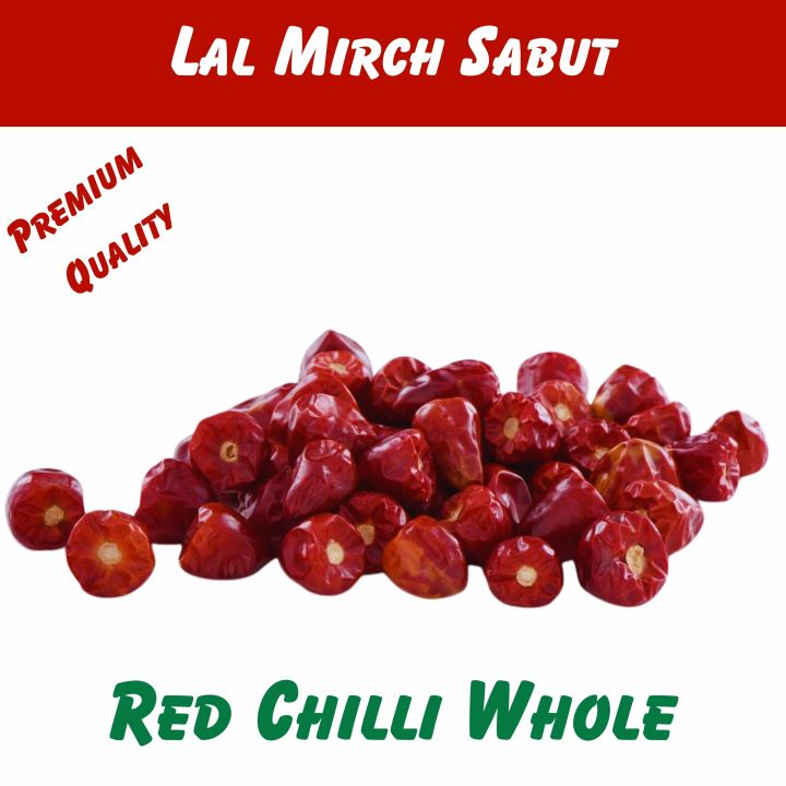 Lal Mirch Sabut / Red Chilli Whole 250g Pack