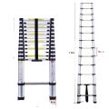 Aluminum  9 Feet Telescopic Multi Purpose Extendable Single Ladder Best Works. 
