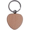 BRADOO-20 Pcs Blank Wood Wooden Keychain Diy Custom Wood Key Chains Key Tags Anti Lost Wood Accessories Gifts (Mixed Design). 