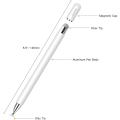 Stylus Pencil for íPád , MËKO 2 in 1 Magnetic Disc Stylus Touch Screen Pens for Ápplé íPhöne/ípád prö/Mini/Aïr/Android/Micròsoft/Surface and Other Touch Screens Bundle with 5 Replacement Tips-White. 