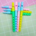 Children's Yellow color small flute 6-hole mini clarinet creative baby musical instrument playing music toy gift. 