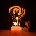 Naruto Uchiha Obito 7-color Variable Light 3d Remote Control Desk Lamp Anime Decor Bedroom Decor Room Decoration Lights. 