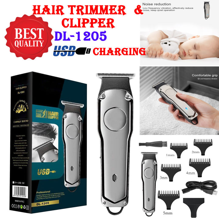 Professional 1205 Electric Hair Clipper Rechargeable Men s Body Hair Removal Cutting Machine Grooming Kit Original Best