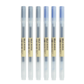 School ballpoint pen Japanese rice 0.5 0.38 millimeter black/red/blue 6/8 pieces/set Kawaii Muji gel pen millimeter ink Japanese color pen office and school stationery Buried Buzie. 