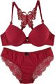 TZsecrerts Lingerie Set for Women Bra Panty Set Combo Lingerie Set Panty Bra Set lace Lingerie Set for Women red Bra Panty Set  and hot Bridal Nighty for Honeymoon. 
