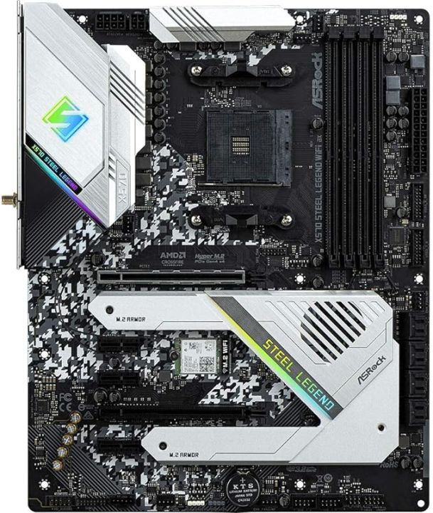 ASRock X570 Steel Legend Motherboard Supports DDR4, HDMI, DisplayPort