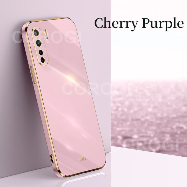 Silicone Oppo F15 Back Covers For OPPO F15 Back Cover Luxury 6D