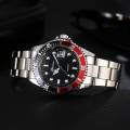 GONEWA Men Fashion Military Stainless Steel Date Sport Quartz Analog Wrist Watch. 