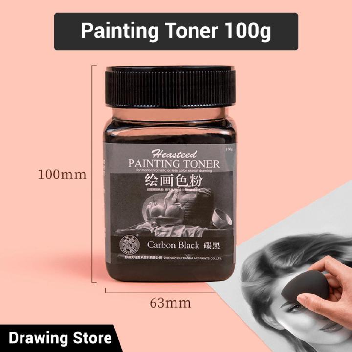 Carbon Black Painting Sketching Toner For Sketch & Drawing 100gram