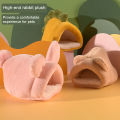 Small Pet Bed Comfortable Rabbit Shape Squirrel House. 