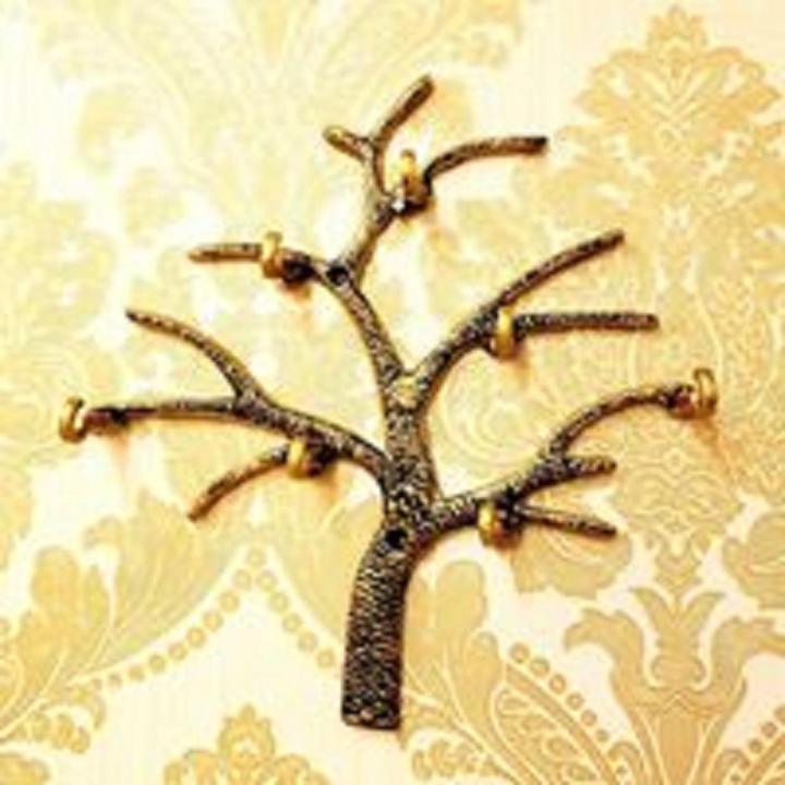 Copper Tree Key Holder Best for home office Decoration
