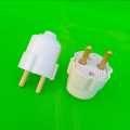 2 Pin Male Plug 250V 16A High Quality Ceramic Base- 2 Pcs Pack. 