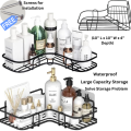 Bathroom Rack Organizer | Shower Storage Rack| Bathroom Shelf Corner Wall.. 