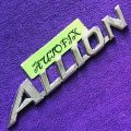 Toyota Allion rear plastic Emblem 01 pc. 