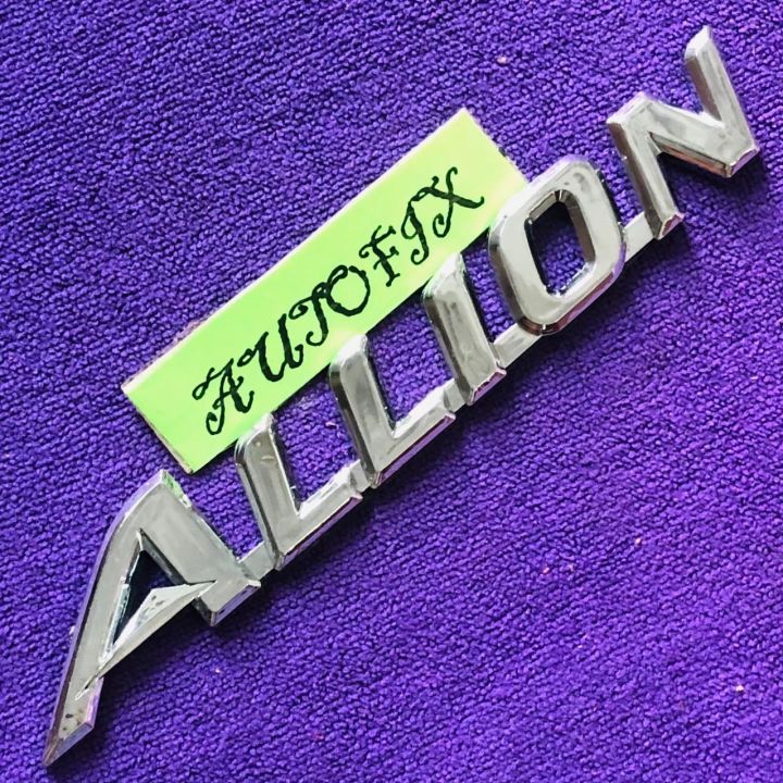 Toyota Allion rear plastic Emblem 01 pc