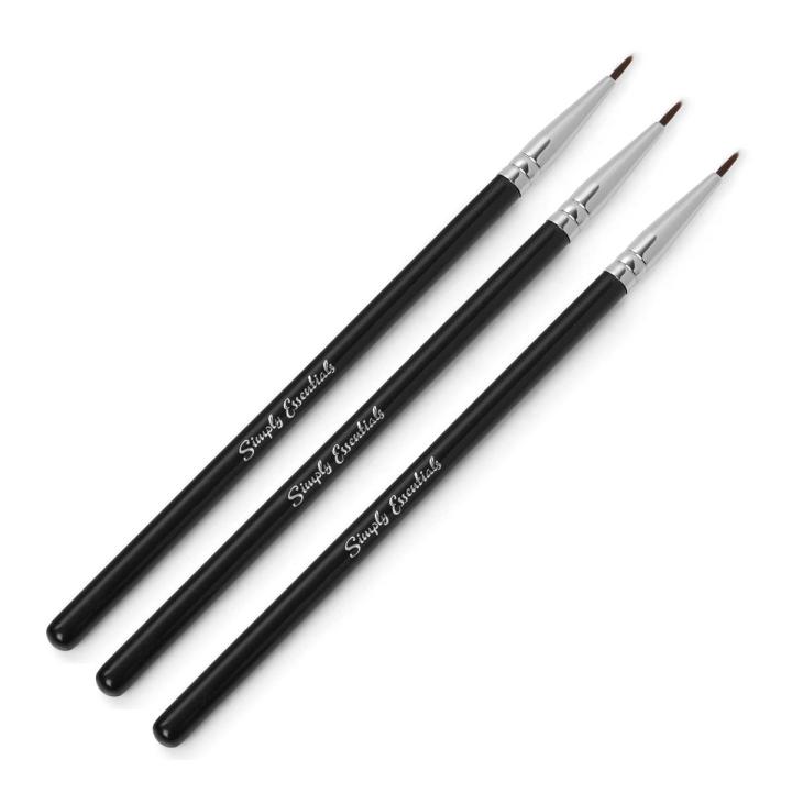 3 Pcs EyeLiner Brush - Eye Liner Brushes - Makeup