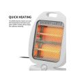 Advanced Electric Room Heater | Foldable & Portable | Low Power Consumption | Safety Switch Included. 