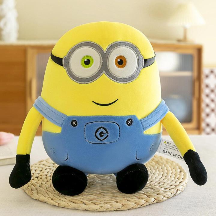 Kawaii Cute High Quality Soft Plush Genuine Thief Daddy Minions Series Big Eyes Cartoon Anime Dolls Toys Birthday Gifts for Kids