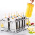 3PCS Household 304 Stainless Steel Round Head Ice Cream Mold Popsicle Mold. 