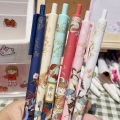 【Nice Day Toy Findings Store】(NEW)6 Pcs/Set Chinese Retractable Gel Pen Black Ink Signature Pen. 