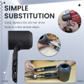 (GGBR) Suitable for High-Speed Leafless Hair Dryer Plastic Shell Cover Material Household Repair Parts Nozzle Black. 