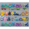 24Pcs/Set 4cm Pokemon Toys Pikachu Eevee All Different Kinds Action Toy Figures Model Toys Collection for Children Gift. 