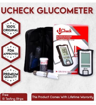 Uchek Instrument Life time warranty Ucheck glucometer, U check glucometer | U chek ...