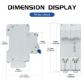 USFULL 2 Pole 63 Ampere AC Breaker with Short-circuit Protection for Electrical System. 