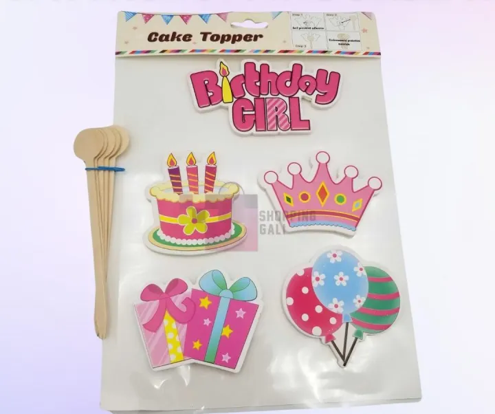 Birthday%20Girl%20Cake%20Toppers%20-%20Pack%20Of%205%20Cake%20Toppers%20With%20Wodden%20Sticks%20%7C%201%20pack%205%20Pcs%20-%20Image%207