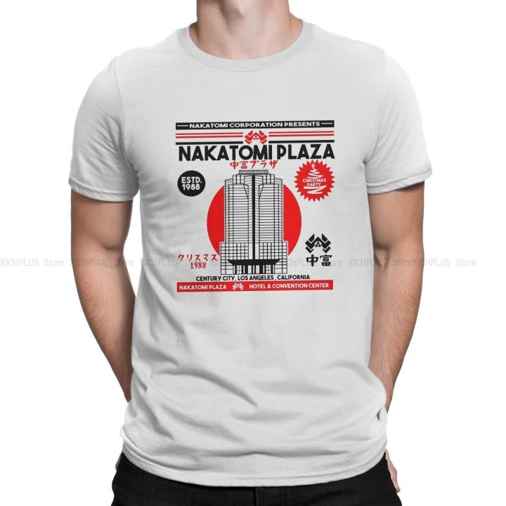 Presents TShirt For Male Nakatomi Plaza Clothing Fashion Polyester T Shirt Soft
