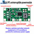 5V1A UPS Uninterruptible Power Supply Module 3.7V Polymer 18650 Lithium Battery Reverse Connection Protection Route Monitoring. 