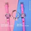Cute Cheese Cat Pattern Children Watches With Bracelet Quartz Analog Kids Watches For Girls Boys Ladies Clock Relogio. 
