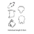 Graduation Cookie Cutter Set Graduation Cookie Cutters Set Perfect for Party Decorations Stainless Steel Cap Diploma Gown Shapes Ideal for Jellies Cheeses Fruits 5pcs Kindergarten Graduation. 