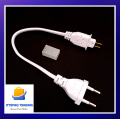 LED Flexible Rope Light 2 Pin EU Plug 6mm Connector Adapter. 