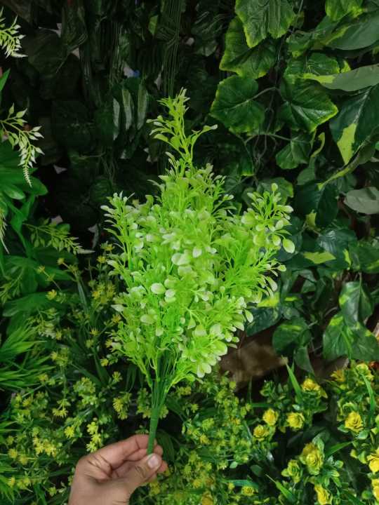 Artificial Mini Grass Leaves Plant Bunch Artificial Green Bunch Artificial Filler Leaves Green Bunch