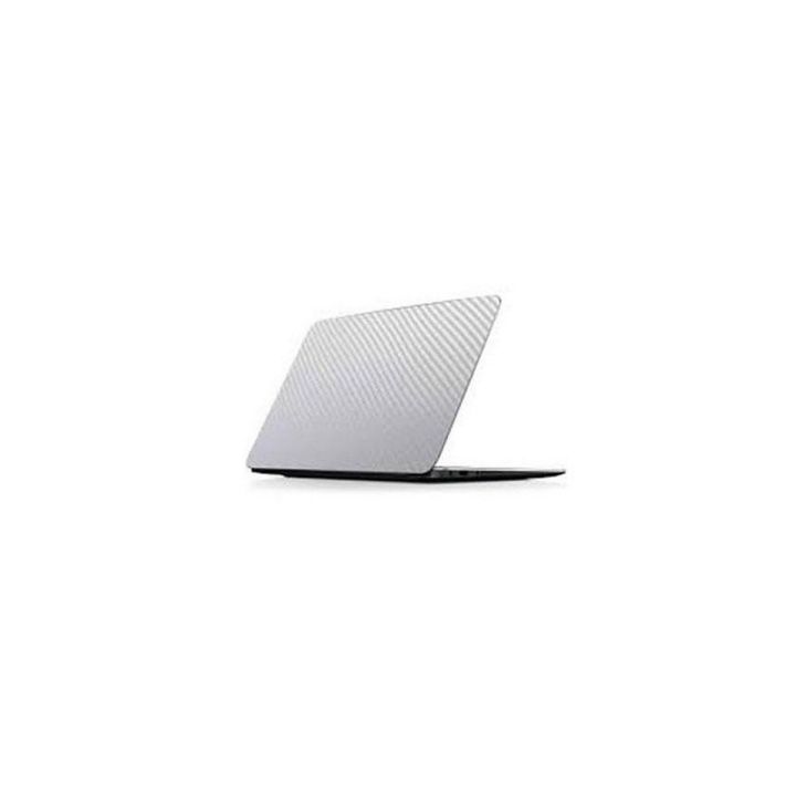 Universal Laptop Back Skin Carbon Fiber Texture - Transparent