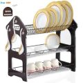 3 Layer Dish Rack Kitchen Plate Stand, Plate Rack. 