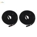 4x2Pieces Drawstring Cord with Metal Tips- Useful Replacement Pant String C. 
