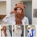 Winter Hat Breathable Winter Women Warm Cute Bear Ear Hat. 
