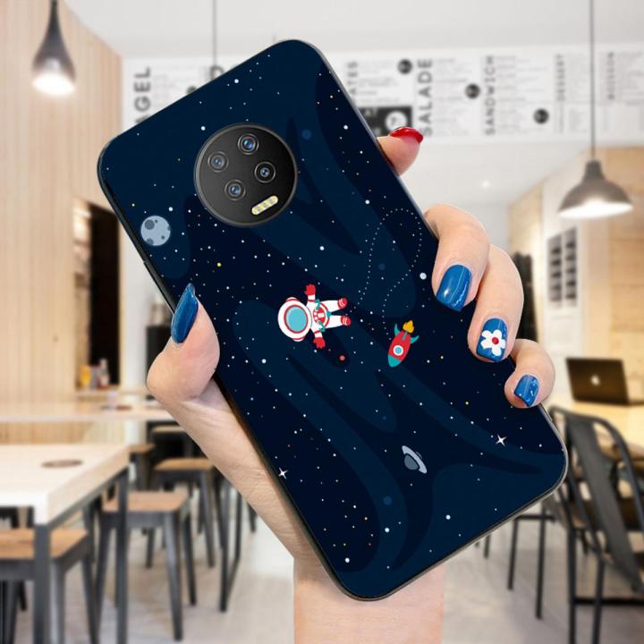 UCUC for Infinix Note 7 / X690 Back Cover Star Space Cover Shockproof Soft Silicone Ultra Thin TPU Phone Case
