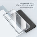 Nillkin Luxury Soft Silicone Case for Samsung Galaxy S25 Ultra Phone Cases Transparent TPU + PC Silicone Clear Back Cover. 