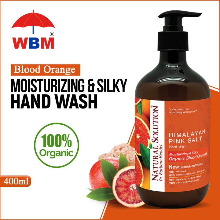 𝐖𝐁𝐌 - Natural Solution Handwash Blood Orange 400ml