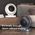 Mini Electric Heaters Warmer Wind Portable 380w Heating Intelligent Air Fan Heater Desktop Blower. 