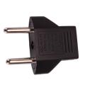 European adapter Plug US 2 Flat Pin To EU 2 Round Pin Plug Socket. 