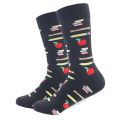 1 Pair Drop Shipping Male Cotton Socks Colorful Bird Art Socks Multi Pattern Long Happy Funny Skateboard Socks Men's Dress Sock. 
