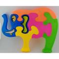 Fish,Hen,Rabbit,Elephant Puzzle for kids (Plastic material). 