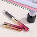 Refillable Fountain Pen Fountain Pen Gradient Color Pen Body Piston-Filled. 