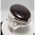 Shefat al Abad Mens Yemeni Aqeeq Ring. 