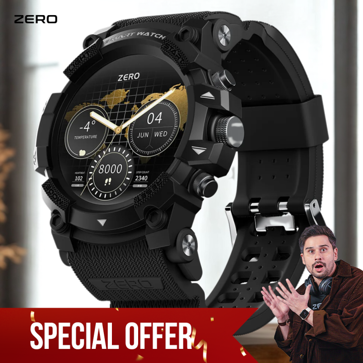 Zero® Navigator Smartwatch 1.43" AMOLED Display | 100+ Sports Modes ...